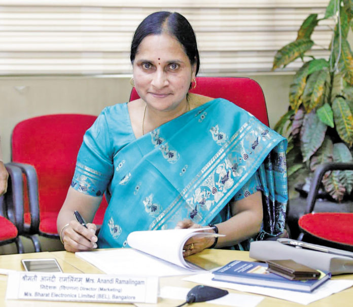 Mrs Anandi Ramalingam, Director Marketing, Bharat Electronics Ltd