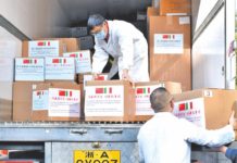Pandemic : A Peek at China in Post-Covid Times Chinese medical materials bound for Italy at a hospital in Hangzhou, s Zhejiang Province, China, 17 March 2020