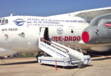 What is the Status of Kaveri Aero Engine? Kaveri engine fitted on an IL-76 flying test bed in Russia