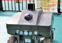 Defence Research : DRDO News The ‘Sentry’ robot built by DRDO’s CAIR lab
