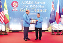 Defence Cooperation : India and ASEAN Defence Relations Defence minister Rajnath Singh at the ADMM Plus Retreat Gala Dinner hosted by Thailand's Deputy Prime Minister, Gen Prawit Wongsuwon in Bangkok, 17 November 2019.