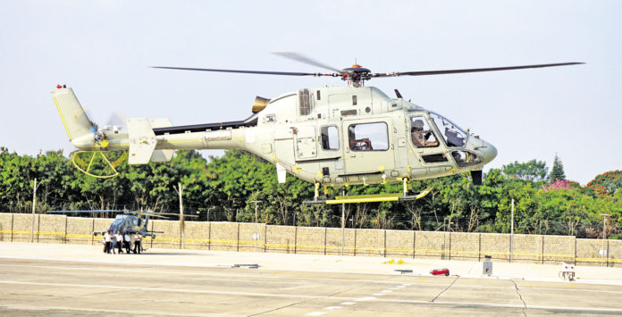 The third prototype of the HAL Light Utility Helicopter made its maiden flight on 14 December 2018.