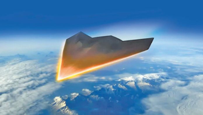 Artists rendering of Raytheon's Hypersonic concept