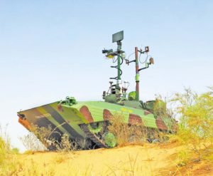 MUNTRA-M Unmanned Armoured Vehicle by CVRDE