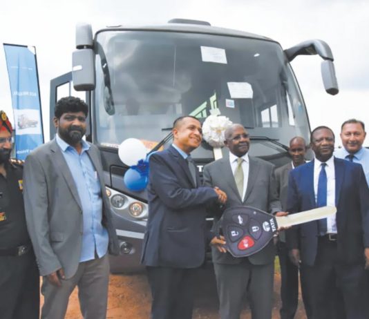 MILITARY DIPLOMACY : Recent Initiatives With South East Asian Countries Indian high commissioner Ravi Shanker handed over 88 vehciles including military trucks to Uganda's