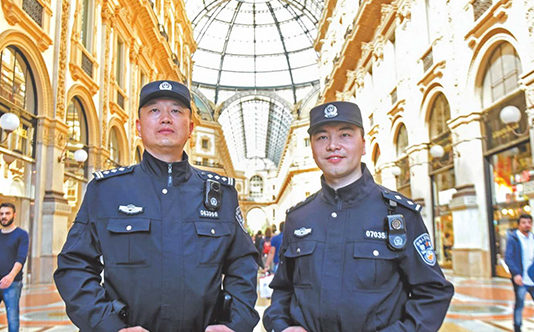 Pandemic Ruthlessly Exploited by China In early May 2017, Chinese police officers in their national uniforms started patrolling streets in Milan and Rome alongside Italian cops