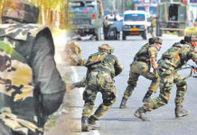Indian Army’s Response to Pak Terror Attacks in 2020 Army soldiers carrying out operations against terrorists (video grab).
