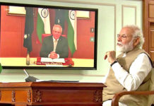 GEOPOLITICS: Indo-Australian Bonhomie Influenced by Chinese Hostility Prime Minister Narendra Modi and Australian prime minister Malcom Morrison taking part in virtual summit, 4 June 2020.