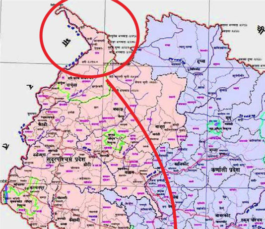 Nepal Has Violated The Treaty of Sugauli, 1816 Map of Indian areas included in the new Nepal map