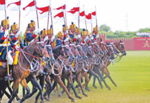 61 Cavalry to Shed Horses and Get Tanks A troop of 61 Cavalry on ceremonial mounted parade