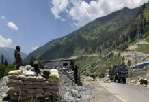 India gives soldiers freedom along LAC in extraordinary times A check point on the road to Leh
