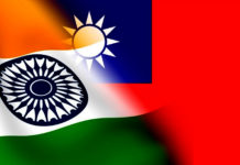 India Rattles China: Appoints New Envoy To Taiwan India and Taiwan flags