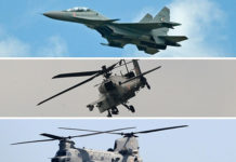 Indian Air Force Geared Up For Combat Role In China Border Area Su-30MKI fighter, Apache attack helicopter, Chinook heavy transport helicopter