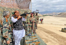 Editorial August 2020 – Atmanirbhar Bharat Defence minister Rajnath Singh on a visit to Ladakh, 17 July 2020