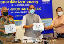 DEFENCE PRODUCTION: Atmanirbhar in Defence Week Observed Defence minister Rajnath Singh launched SRIJAN portal, on 14 August, to provides access to vendors wishing to take up indigenisation proposals