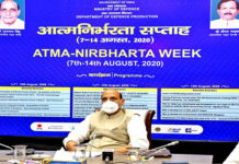 Import Embargo as Part of Atmanirbhar Initiative Defence minister Rajnath Singh launched the Atma Nirbhar in Defence Week on 7 August 2020.