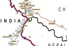 China moves PLA battalion across India’s Lipulekh Pass Map showing the Dharcula-Lipulekh road to Mansarovar