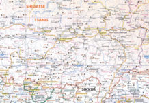 China-Nepal Rail Link Planned Map Lhasa to Kathmandu