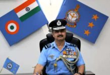 Air Marshal VR Chaudhari, chief of Western Air Command Air Mshl VR Chaudhary AOC-in-C WAC