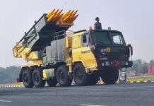 Private Companies Get Order for Six Pinaka Batteries Pinaka multi-barrel rocket launcher