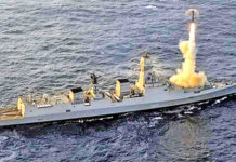 DEFENCE RESEARCH: Longer Range BrahMos Successfully Tested BrahMos cruise missile being fired from INS Chennai