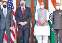 Extracts from the Joint Statement Issued by India and US US defence secretary Mark Esper, US secretary of state Mike Pompeo, defence Minister Rajnath Singh and external affairs minister S Jaishankar at Hyderabad House, New Delhi.