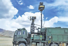 ELECTRONIC WARFARE – EW is a Crucial Op Requirement A truck-mounted part of Himshakti Integrated EW System (IEWS) developed by BEL