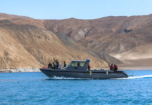 Army to get 12 patrol boats for surveillance of Pangong Lake Indian speedboat at Pangng Tso lake