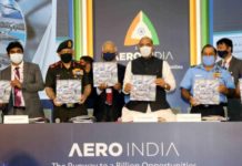 DRDO Hands Over 14 ToT Agreements Defence minister Rajnath Singh released a DRDO Monograph “Radiance in Skies – The Tejas Saga” during Aero India 2021 show