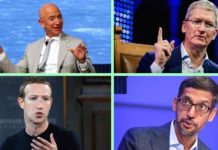 An Approach to Deal with Technology Dominance (Part 1) Part 1 - Big Four Jeff Bezos (Amazon), Tim Cook (Apple), Mark Zuckerberg (Facebook), Sundar Pichai (Google)
