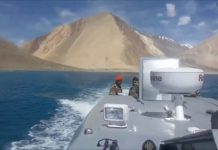ARMY MODERNISATION – Army Developing New Weapons Systems A patrol boat on the Pangong Lake