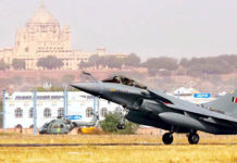 INDIA-FRANCE – IAF and French Air & Space Force Exercise Desert Knight 2021 A Rafale fighter of the French Air Force at Jodhpur air base during Exercise Desert Knight