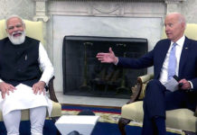 Prime Minister’s Visit to the US Prime Minister Narendra Modi met US President Joe Biden in Washington in their first-ever bilateral meeting on 24 September 2021.