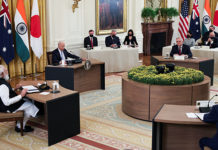 Questions Over Quadrilateral Grouping’s Purpose U.S. President Biden hosts 'Quad nations' meeting at the Leaders' Summit of the Quadrilateral Framework at the White House in Washington