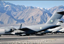 IAF Displays Logistics Capabilities in Ladakh IAF C-17 Globemasters, IL-76 and An-32 aircraft at Leh