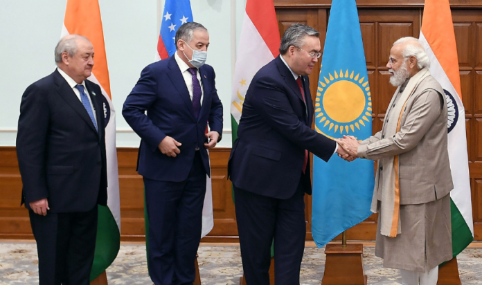 Foreign Ministers of Kazakhstan, Kyrgyz Republic, Tajikistan, Turkmenistan and Uzbekistan called on Prime Minister Narendra Modi on 20 December 2021.