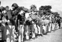 INDO-PAK WAR 1971: Events Leading to the Intervention in East Pakistan Pakistani officers laying down their weapons as a mark of sureender to the Indian Army in East Pakistan