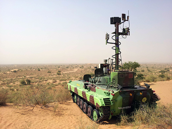 DRDO's Muntra-S (Mission unmanned tracked vehicle-Surveillance)