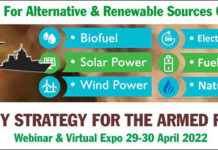 Event Preview: Energy Strategy for the Armed Forces 2022 Energy Strategy for the Armed Forces Webinar & Virtual Expo 29-30 April 2022