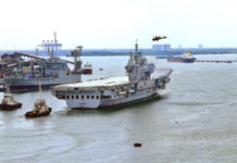 Navy Chief says both aircraft carriers and submarines required INS Vikrant aircraft carrier undergoing trials