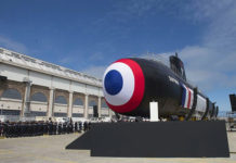 France Set To Offer Barracuda Nuclear Submarines To India Launch of French submarine Suffren