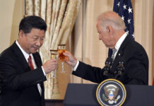 US official lays out Biden’s China strategy, says India’s role ‘critical’ Chinese President Xi Jinping and then Vice President Joe Biden at a luncheon at the State Department, in Washington, September 25, 2015