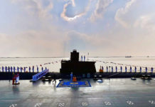 Myanmar commissions Type 35B Ming-class submarine from China Commissioning ceremony of Type 035B submarine UMS Minye Kyaw Htin