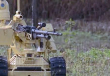 China replaces soldiers with robots in Tibet The Sharp Claw unmanned ground vehilce with machine gun