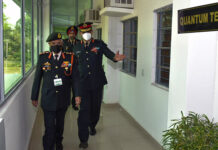 Army Strides Into Emerging Technologies Gen MM Naravane, Chief of the Army Staff, visiting the Quantum Technology Lab at MCTE Mhow