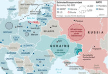An Assessment of Military Operations Map of NATO allies and bases