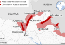 An Assessment of Military Operations Northern sector thrust lines