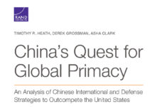China’s Quest for Global Primacy (Part 1) RAND Corpn Paper - China's Quest for Global Primacy cover