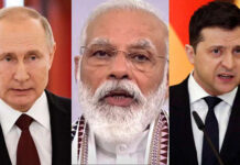 Neutrality Viewed as Tilt Towards Russia Prime minister Narendra Modi spoke to Russian president Valdimir Putin on 24 Feb and Ukrainian president Volodymyr Zelinskyy on 26 Feb