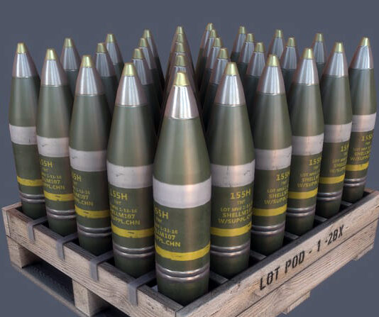 Ordnance undertaking idle as negligible orders for artillery shells in four years 155mm artillery shells